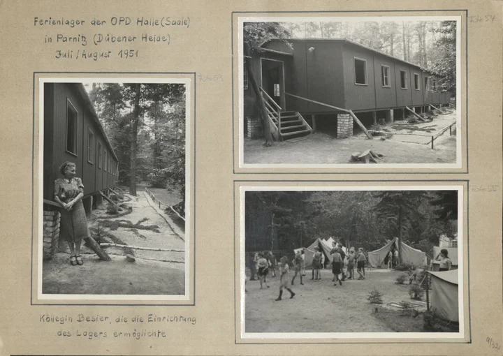Ferienlager der Oberpostdirektion Halle (Saale) — Fotoalbum 1951 — Foto 1