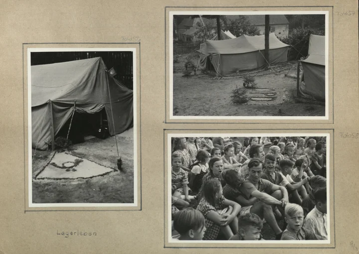 Ferienlager der Oberpostdirektion Halle (Saale) — Fotoalbum 1951 — Foto 2