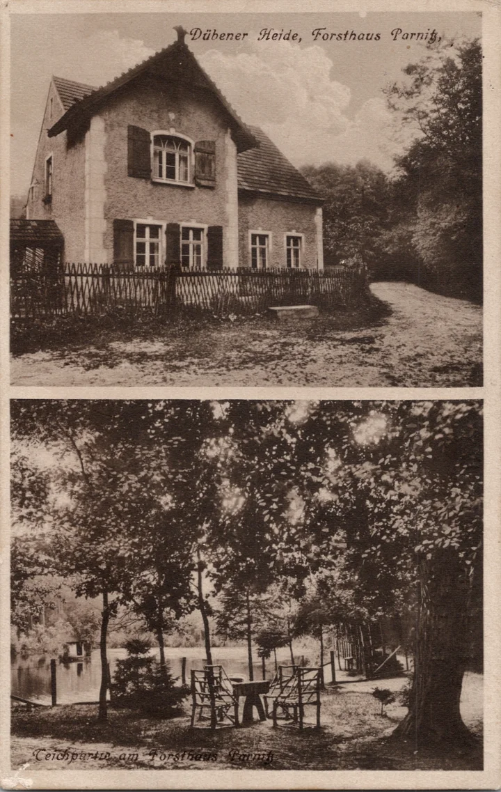 Förster Leidenfrost — Forsthaus Parnitz 1929–1939 — Foto 1
